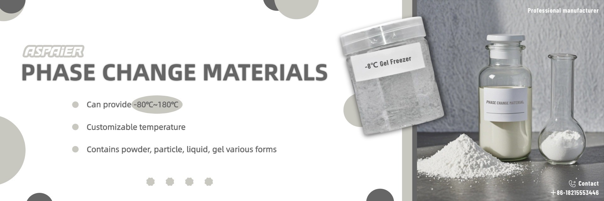 jakość Dedykowany PCM łańcucha chłodnego fabryka